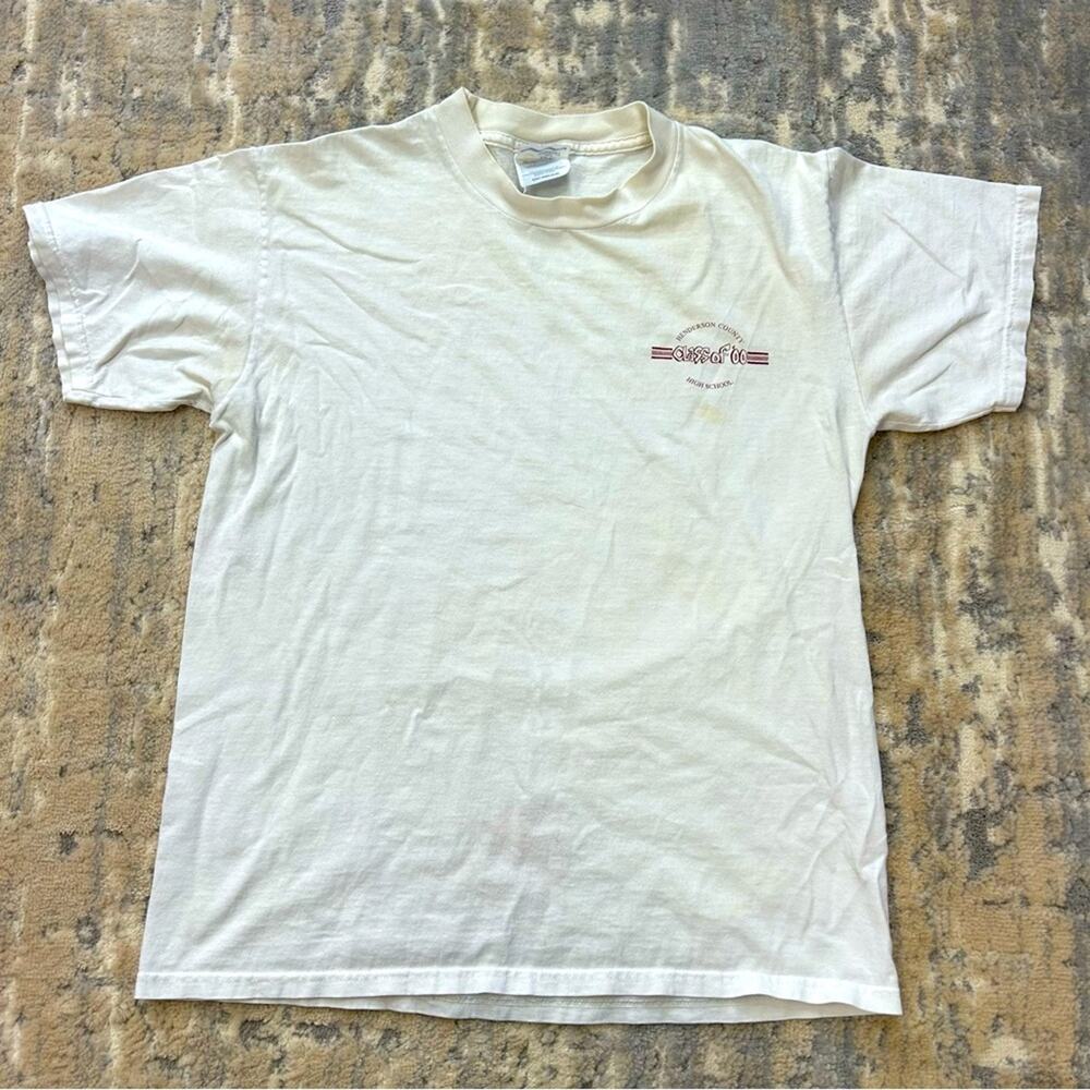 Vintage 2000 Henderson Co Colonials KY High School Graduation Class Names Tshirt - Picture 2 of 6